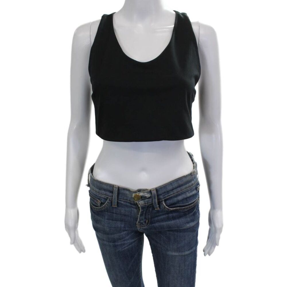 Zella Womens Pullover Sports Bra Black Size Large